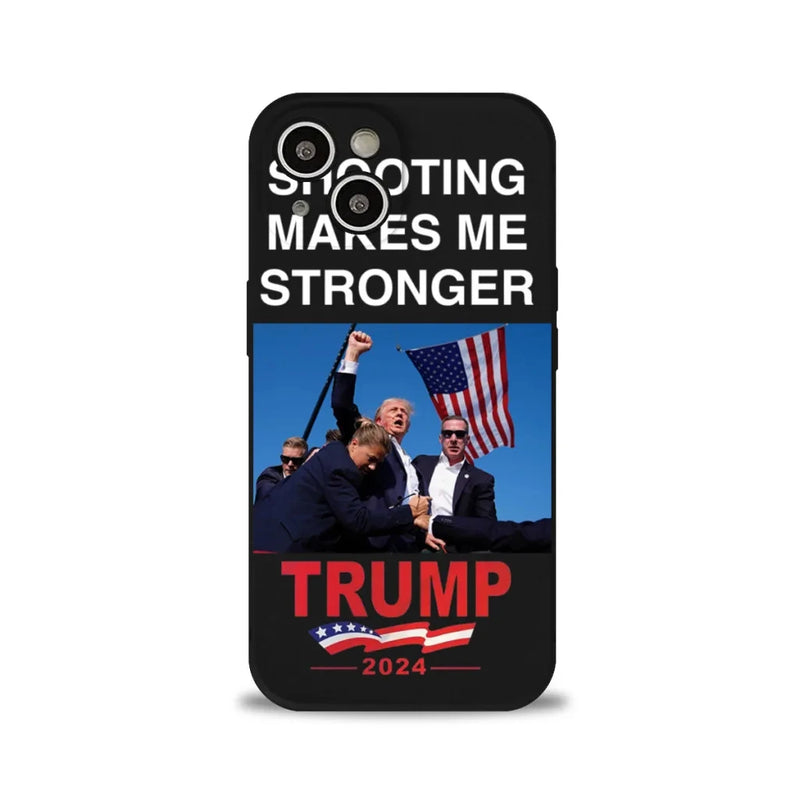 Trump Phone Case For iPhone - SHOOTING MAKES ME STRONGER