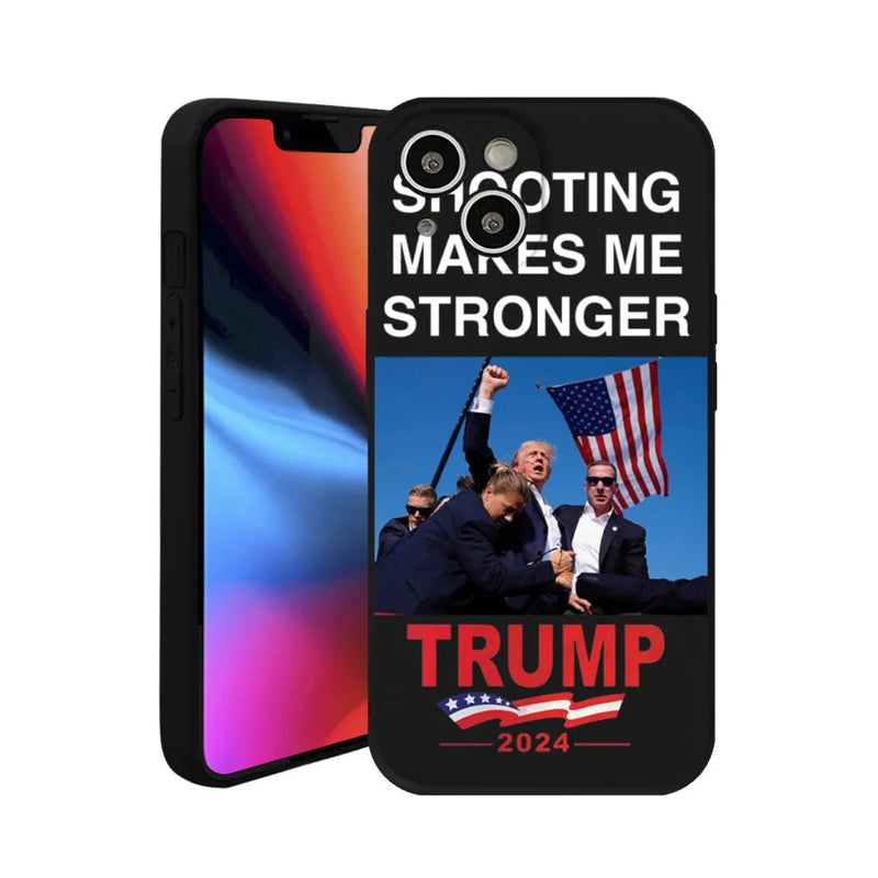 Trump Phone Case For iPhone - SHOOTING MAKES ME STRONGER