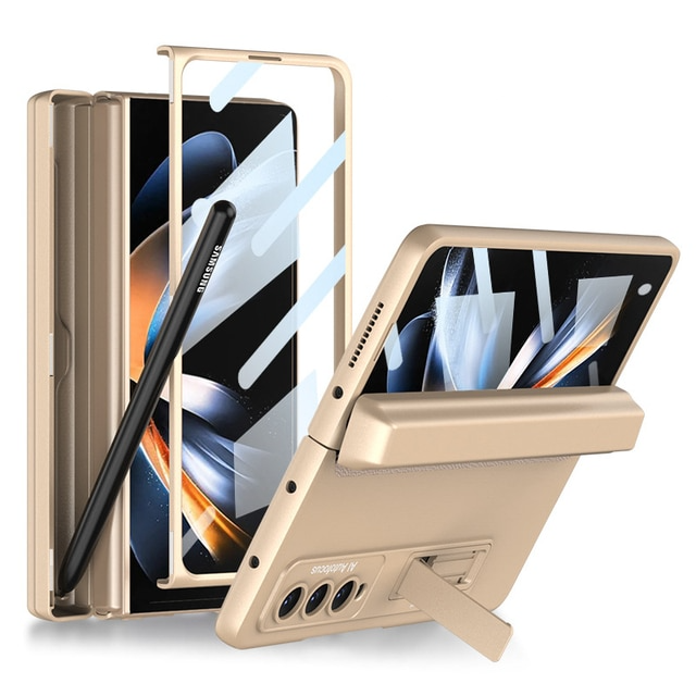 Fashion Magnetic Frame Case For Samsung Galaxy Z Fold 3 & 4 (FREE PEN GIFT)