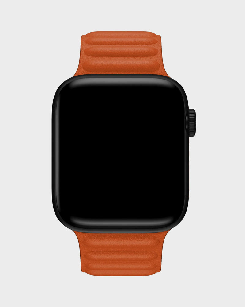 Umber Leather Link Apple Watch