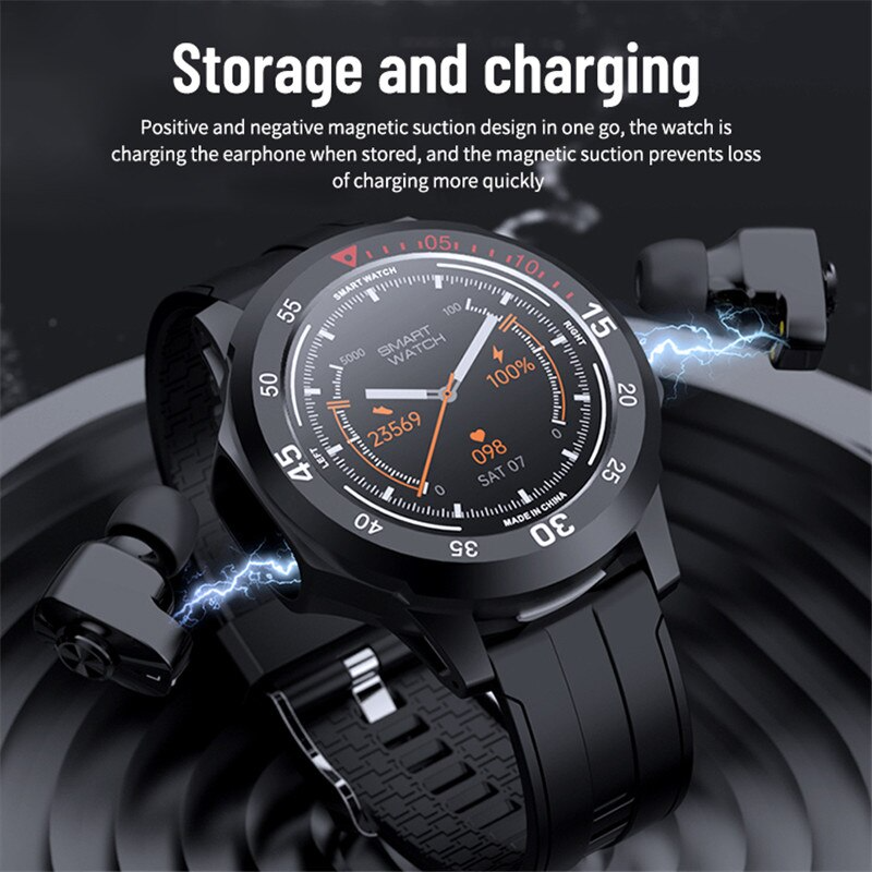 Smart Two-in-one Bluetooth Watch