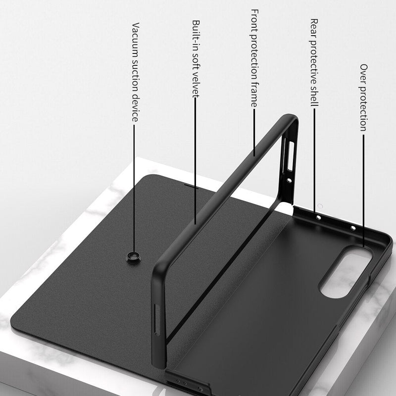 Pen Slot Holder Flip Leather Case For Samsung Galaxy Z Fold 4 5G