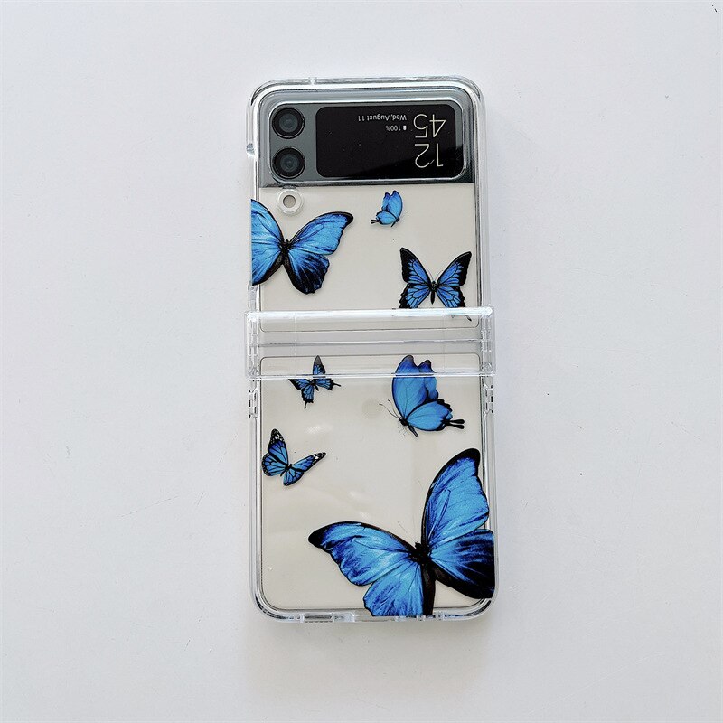 Stylish Cute Butterfly Phone Case For Samsung Galaxy Z Flip 4 & 3