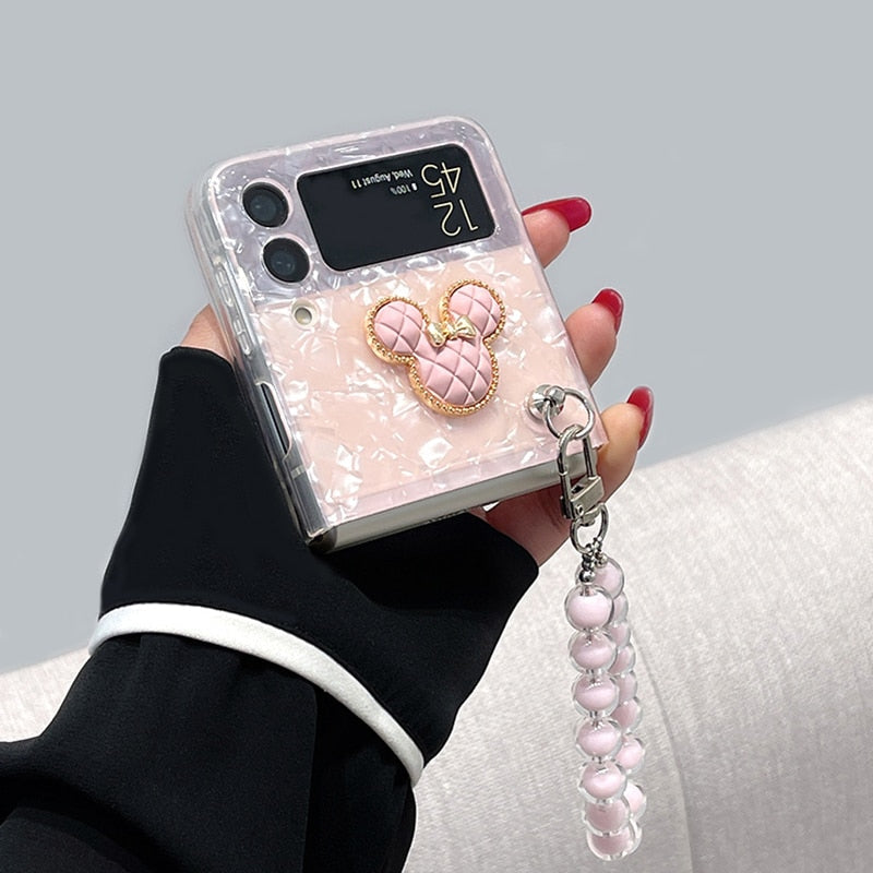Cute Pink Phone case For Samsung Galaxy Z Flip 4, Z Flip 3