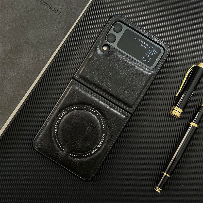 Luxury Business LeatherCase for Samsung Galaxy Z Flip