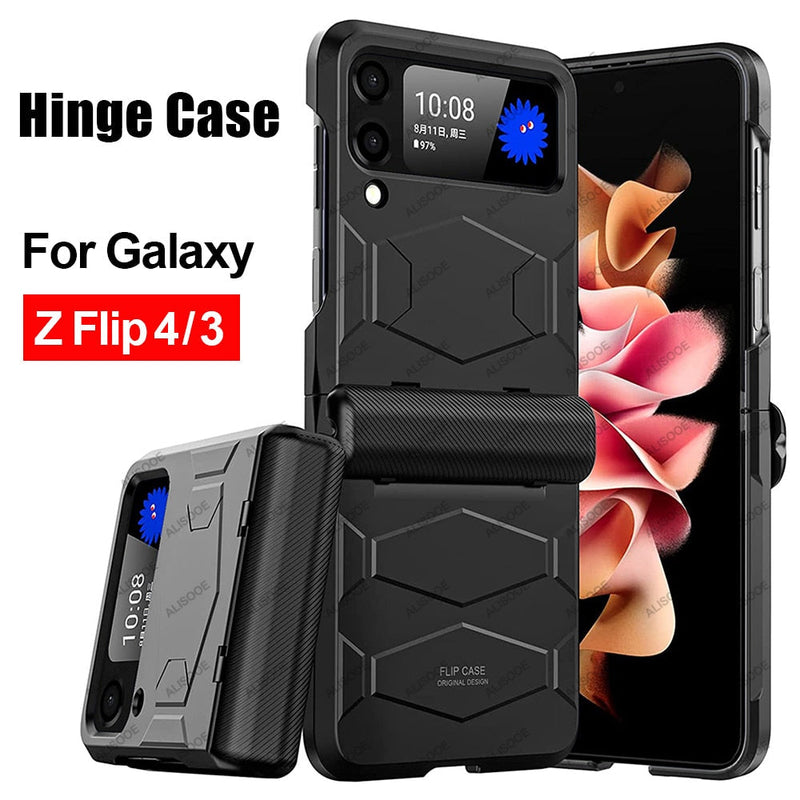 Hinge Full Protect Armor Hard Plastic PC Cover Z Flip4 Flip3