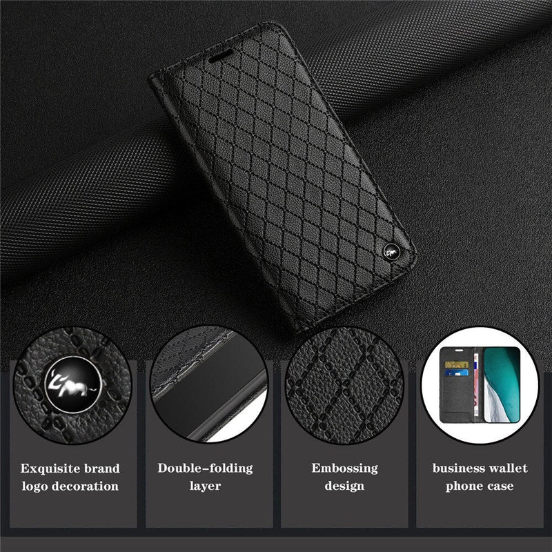 Luxury Leather Wallet Case for Samsung Galaxy S23 Series