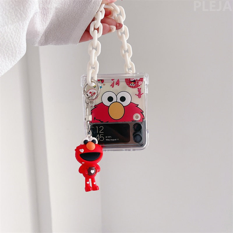 Cute Red Members Phone Charms Case for Samsung Galaxy Z Flip