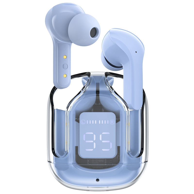 Earbuds Crystal T6 ice blue