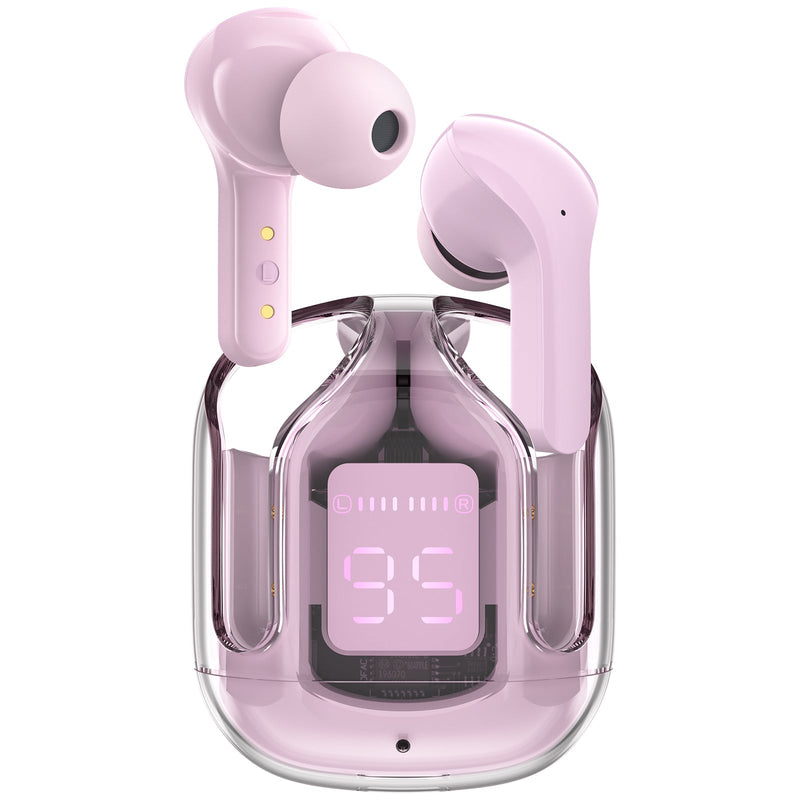 Earbuds Crystal T6 Pink
