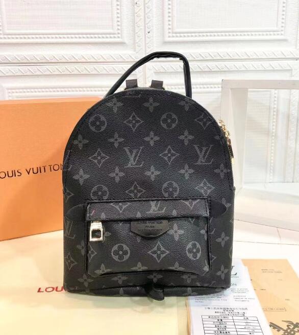 Black LV Monogram Mini Backpack