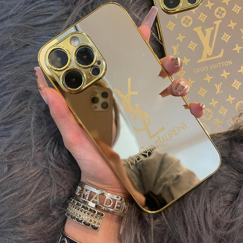 Mirror Golden Yes Love iPhone case