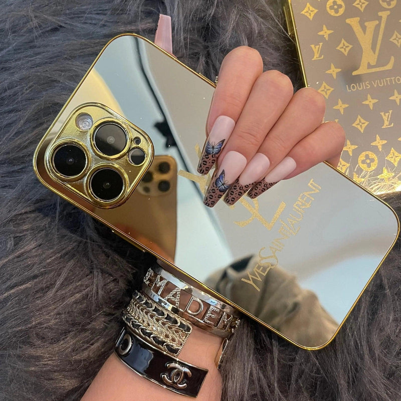 Mirror Golden Yes Love iPhone case