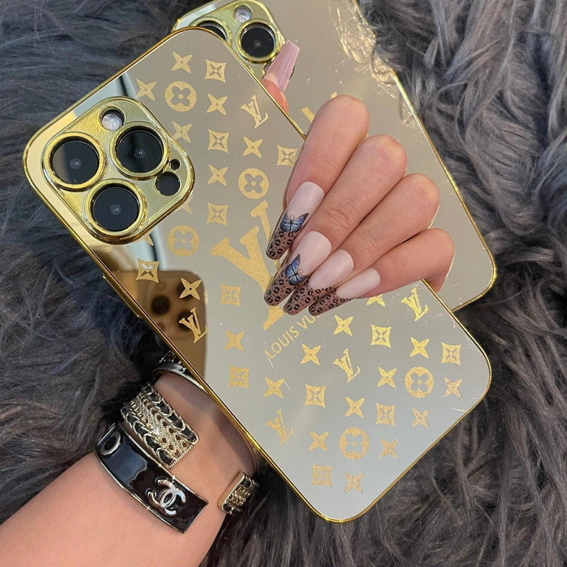 Mirror Golden Yes Love iPhone case