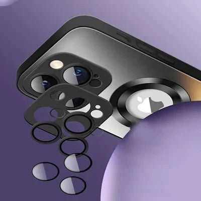 Premium Case With Camera Lens Protector For iPhone