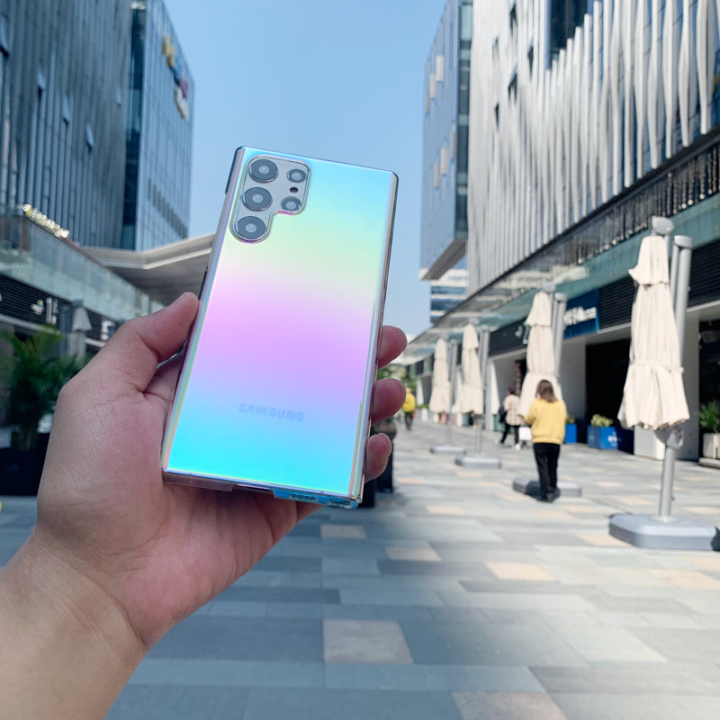 Rainbow Gradient Laser Case For Samsung Galaxy S22 Series