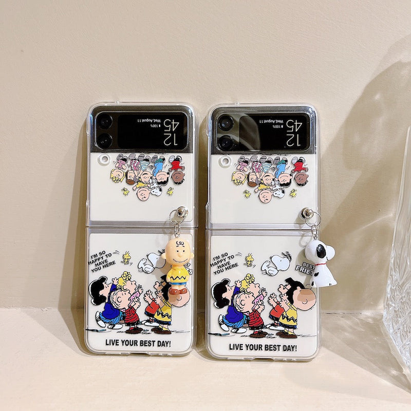 Cute Cartoon Doll Phone Case for Samsung Galaxy Z Flip 3