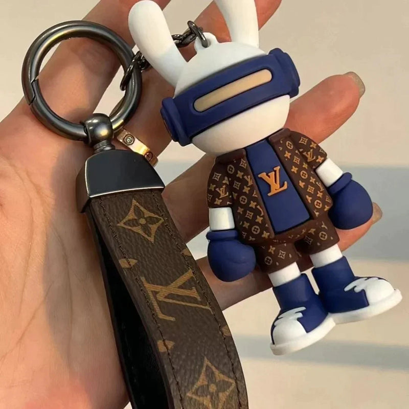 Stylish LV x Rabbit Keychain